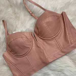 Pink Sexy Snake Print Top